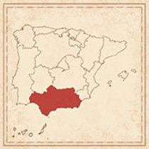 ANDALUSIA map