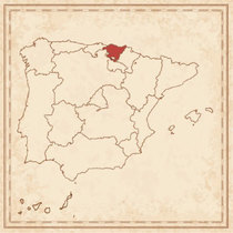 BASQUE COUNTRY map
